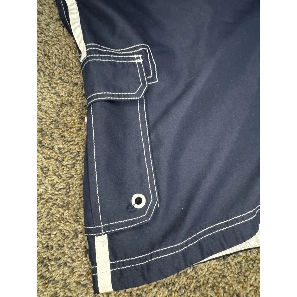 OP Ocean Pacific Men’s Swim Trunks Board Shorts Dark Navy L 36-38